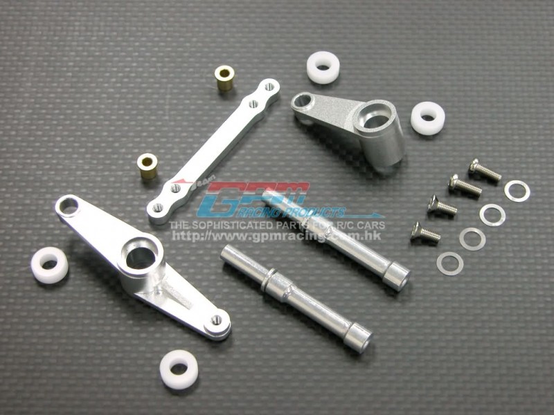 Associated Monster GT Alloy Steering Assembly W/Posts & Delrin Screws - 1set - GPM AGM1048