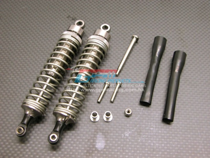 Associated Monster GT Titanium Adjustable Spring Damper (100mm) With Alloy Ball Top+3mm Lock - GPM TAGM13100