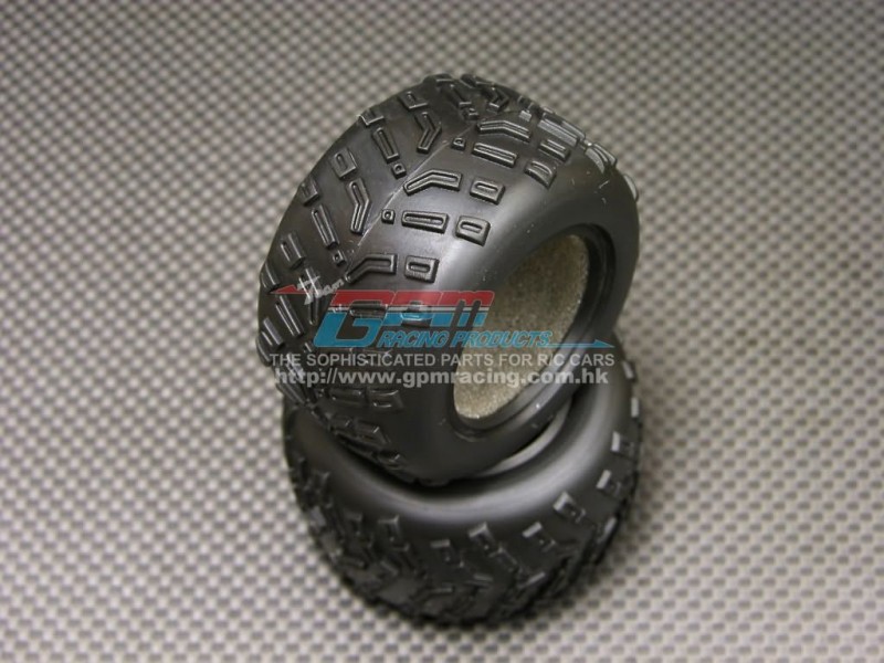 Associated RC 18T Front Rubber Standard Radial Tires With Insert (40 Degree ) -1pr - GPM AR900F40G