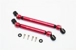 Axial Racing RR10 Bomber Aluminium Front + Rear Main Drive Shaft With Steel Joint (S:122mm-130mm, L:147mm-157mm) - 2pcs set - GPM RR237A