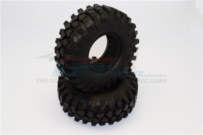 1.9\'\' Rubber Tires With Foam Inserts (Outer Diameter 96mm, Tire Width 37mm) - 1pr - GPM TIRE1937