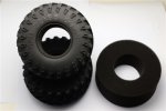 2.2'' Rubber Radial Tire With Foam Insert 45deg (2.2''x5.5''x2.3'') - 1pr - GPM TIRE22F/R45