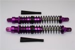 HPI Baja Alloy Rear Adjustable Spring Damper (208mm) With Silicone Cover & Alloy Ball Ends - 1pr set - GPM BJ208R/A