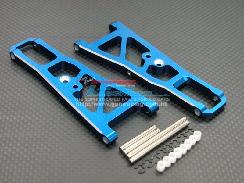HPI Nitro MT2 Alloy Front Lower Arm With Pins & Delrin Collars & 2.5mm E-clips - GPM NMT2055