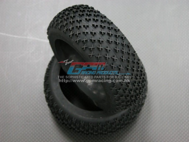 Hyper 7 /Mp7.5 /Mp9 /Rc8 Rubber Tire Middle Shape (Micro) With Insert - 1pr - GPM BUGT894M
