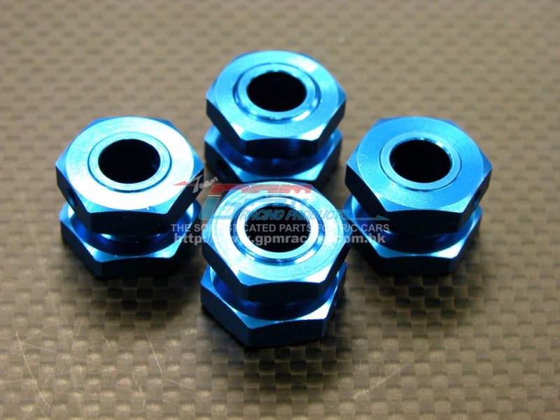 Kyosho Inferno MP 7.5 Option Alloy Drive Adaptor With Wheel Stopper Nut(Original Design) - 2prs - GPM MP75006