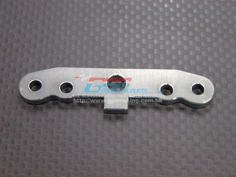 Kyosho Inferno MP 7.5 Option Alloy Lower Arm Lock Plate For Front Gear Box (4mm Thick) - 1pc - GPM MP7508F