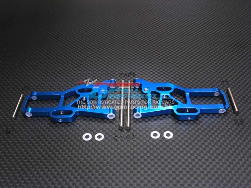 Kyosho Mini Inferno /Mini Inferno 09 Alloy Front Lower Arm With E-clips & Pins & Delrin Collars - 1pr set - GPM MIF055