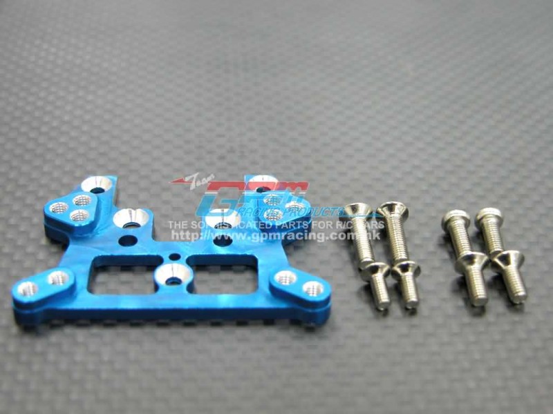 Kyosho Mini Inferno ST Alloy Rear Damper Tower With Screws - 1pc set - GPM MIF2030