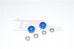 Tamiya DT03 Aluminium Front Wheel Hex Adapter With Bearing - 2pcs set (For GPM Optional Wheels) - GPM DT3010F