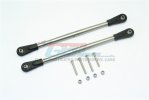 Team Losi SUPER BAJA Stainless Steel Adjustable Rear Upper Chassis Link Tie Rods - 10pc set - GPM SB014S