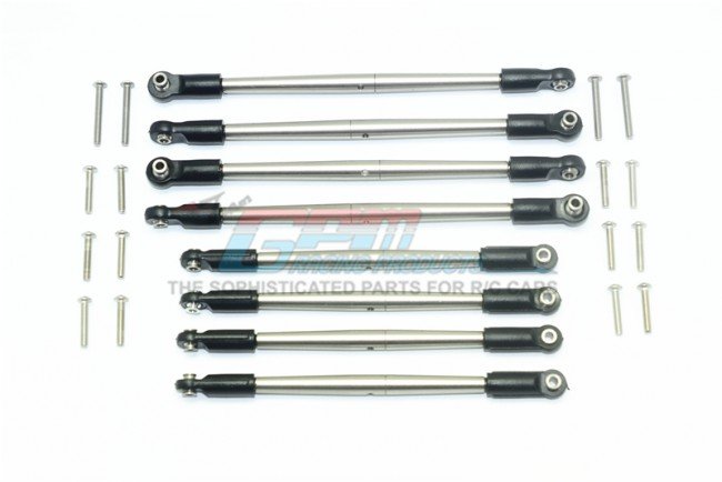 TRAXXAS E-REVO VXL Stainless Steel Adjustable Tie Rods - 24pc set - GPM ER2160S