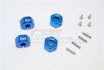 TRAXXAS 4WD GT4 TEC 2.0 Aluminum Hex Adapters 8mm Thick - 12pc set - GPM GT010/12X8MM