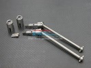 TRAXXAS Jato Titanium Rear Universal Swing Shaft (87mm) With Hubs & Screws - 1pr set - GPM TTJA1287R