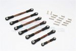 TRAXXAS Slash 4x4 Spring Steel Completed Turnbuckles With Plastic Ball Ends - 7pcs set (For Slash 4x4 / Telluride) - GPM SSLA160P