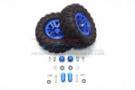 TRAXXAS TRX4 TRAIL CRAWLER 1.9\' Aluminum 6 Spokes BBS Rims With Onroad Tires And 9mm Thick Alloy Hex - 12pc set - GPM TRX4889/9MM
